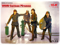 WWII German Firemen 4 Figures Kit – ICM 1:35