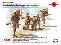Turkish Infantry 1915-1918 4 Figures Kit – ICM 1:35