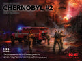 Chernobyl Fire Fighters AC-40 137A Firetruck & 4 Figures Kit – ICM 1:35