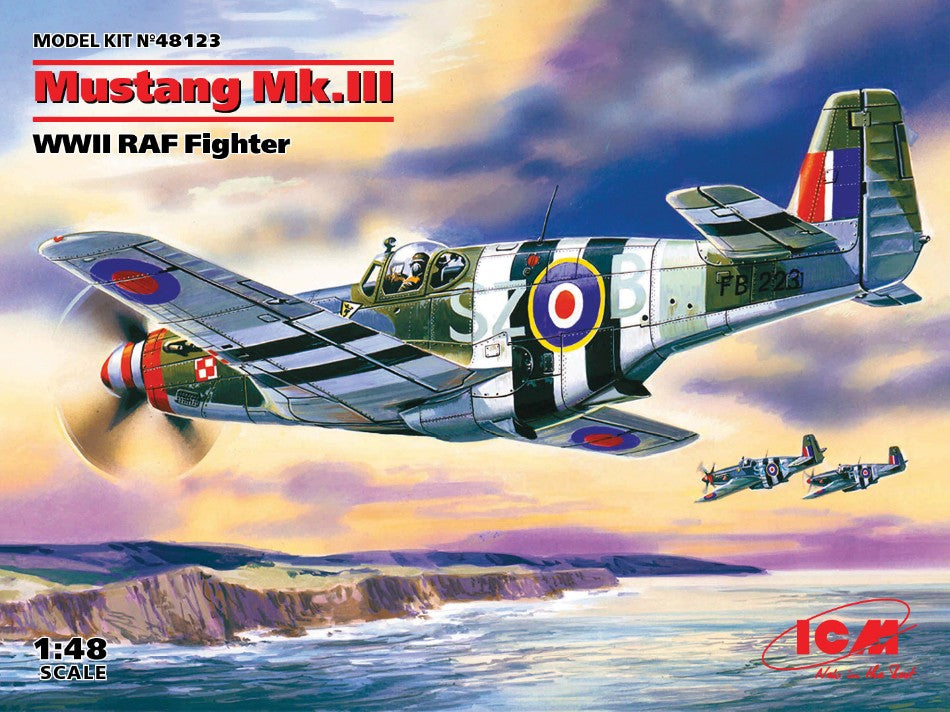 Mustang Mk.iii WWII RAF Fighter Kit – ICM 1:48