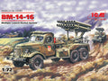 BM-14-16 Katiusha Multiple Launch Rocket System On ZIL-157 Base Kit – ICM 1:72