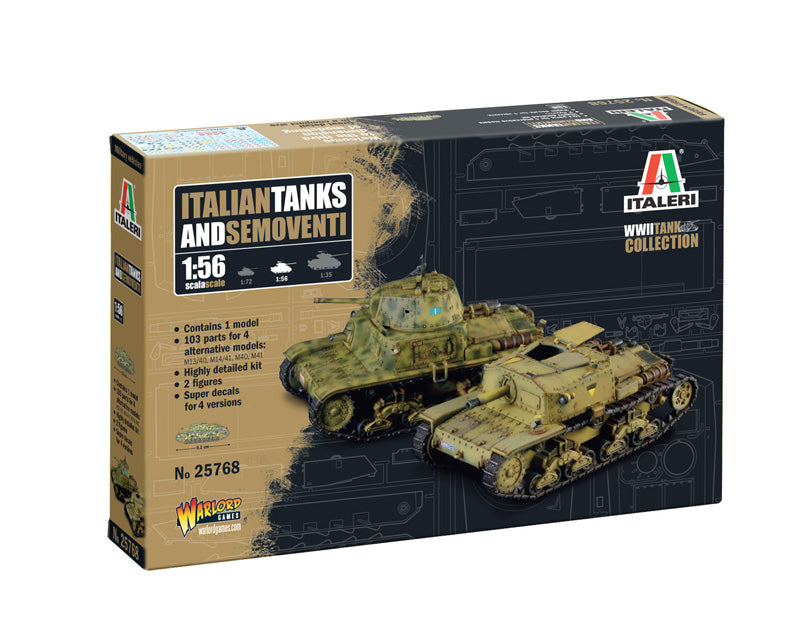 Italian Tanks & Semoventi Kit – Italeri 1:56