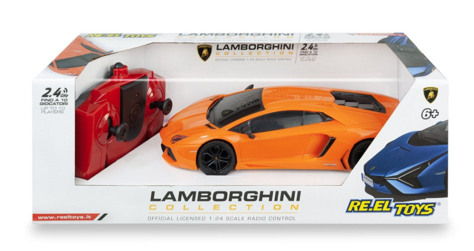 Lamborghini Aventador Orange Radiocomando – RE.EL.Toys 1:24