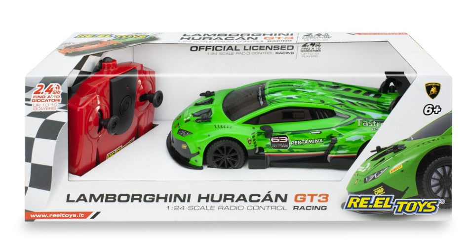 Lamborghini Huracan GT3 Green Radiocomando – RE.EL.Toys 1:24