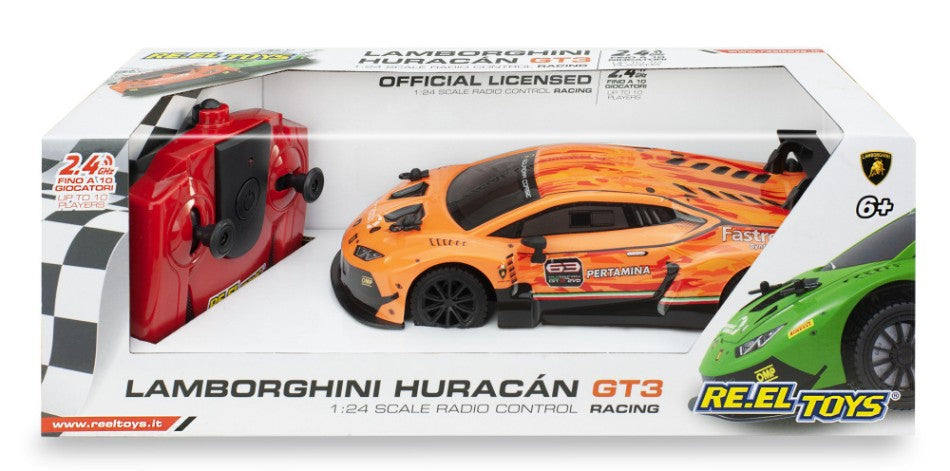 Lamborghini Huracan GT3 Orange Radiocomando – RE.EL.Toys 1:24