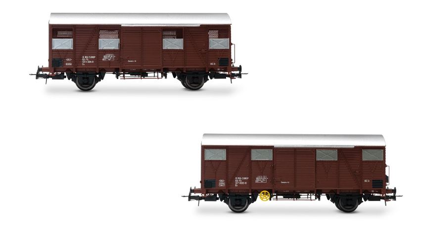Fs 2-UNIT Pack Gs Wagons Walls Made From Wooden Planks Ep.iv – Rivarossi 1:87