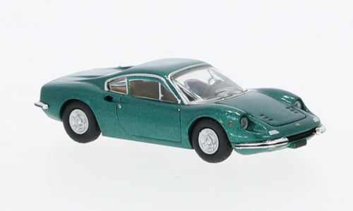 Ferrari Dino 246 GT 1969 Met.green – Premium Classixxs 1:87