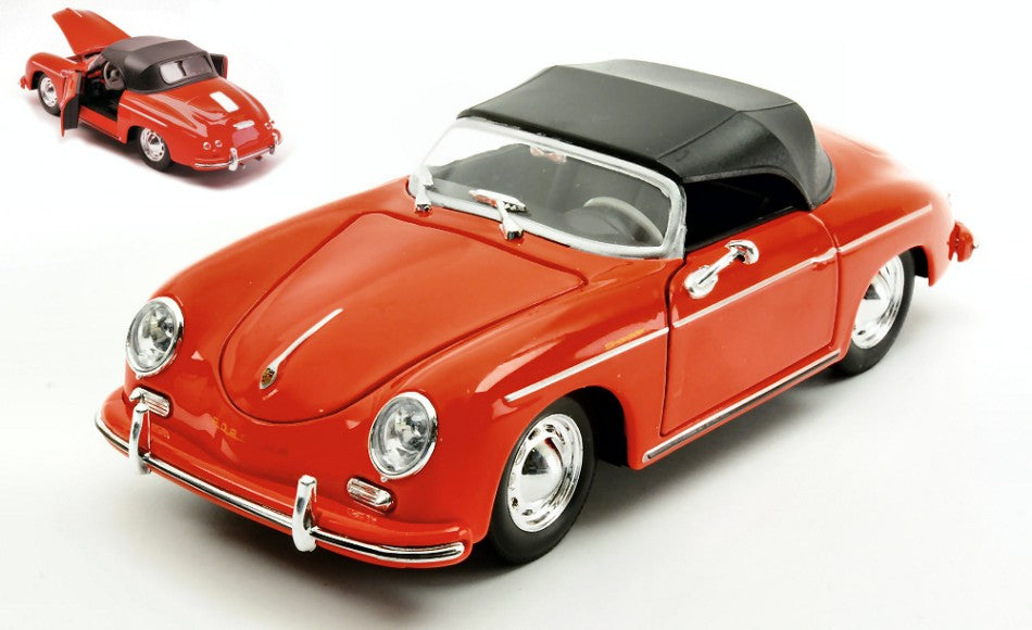 Porsche 356 A Speedster Closed Red – Welly 1:24