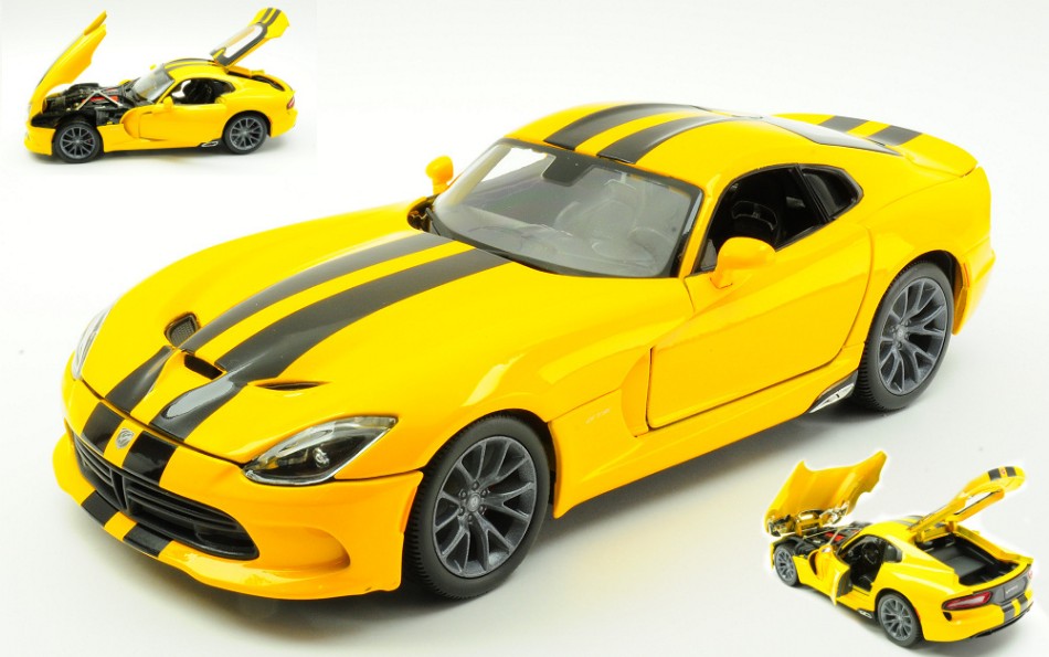 Dodge Viper Gst 2013 giallo W/nero Stripes 1:18 – Maisto