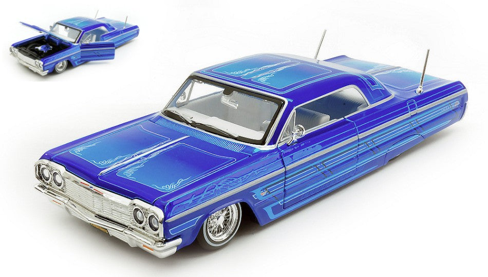 Chevrolet Impala Ss 1964 Blue – Maisto 1:24