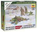 Soviet Machine Gun W/crew 1941-43 (winter) Kit – Zvezda 1:72