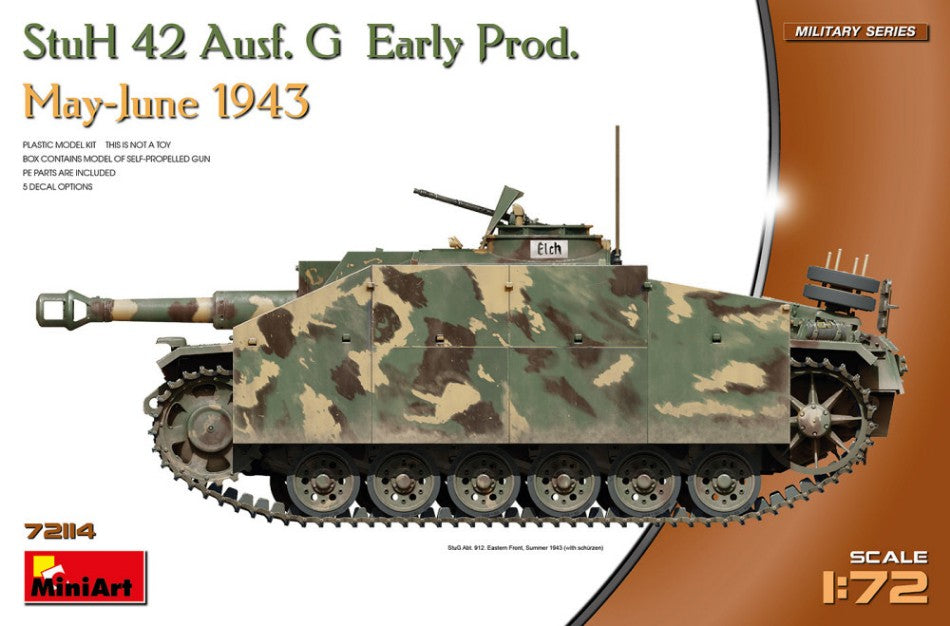 Stuh 42 Ausf.g Early Prod.kit – Miniart 1:72
