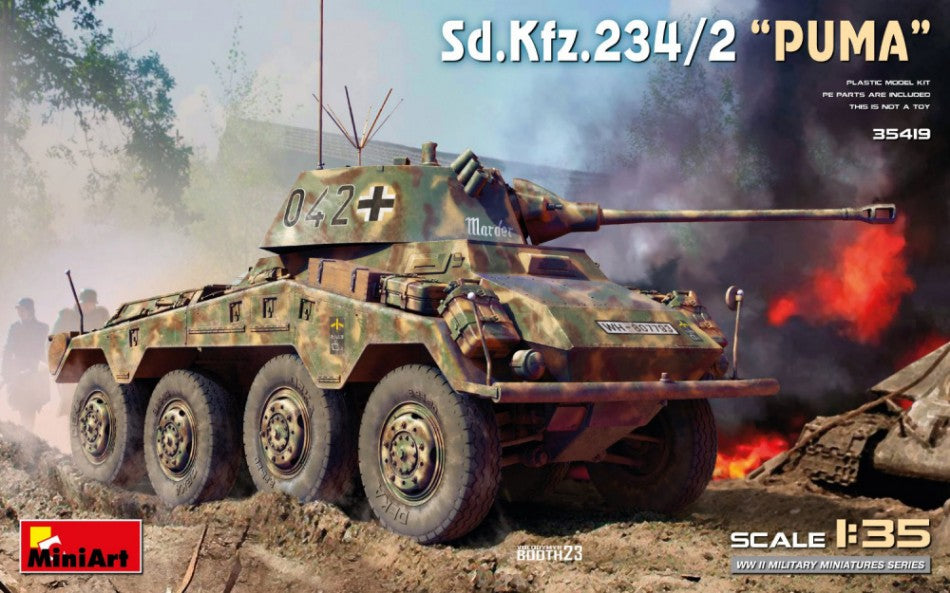 Sd.Kfz.234/2 Puma Interior Kit – Miniart 1:35