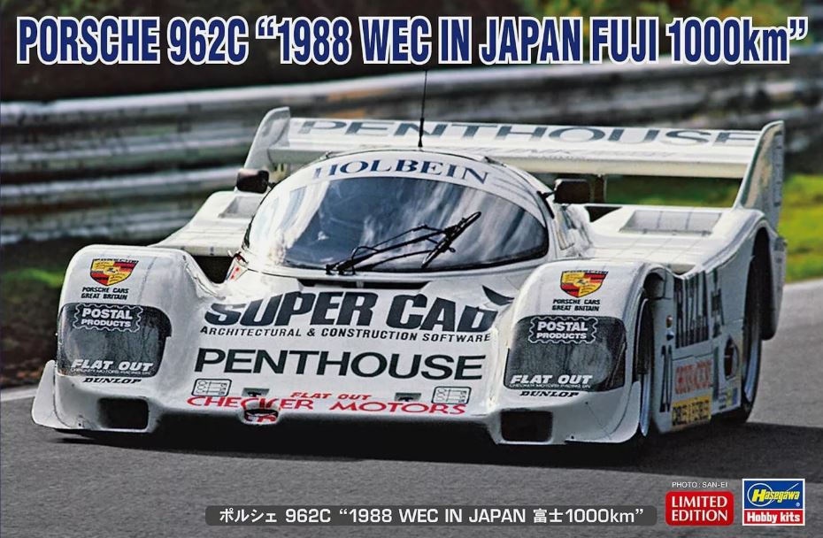 Porsche 962C 1988 Wec Japan Fuji 1000 Km Kit – Hasegawa 1:24