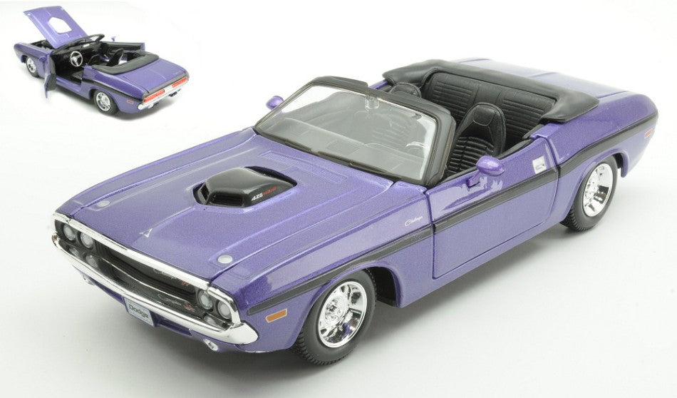 Dodge Challenger R/T Convertible 1970 Metallic Purple 1:24 – Maisto