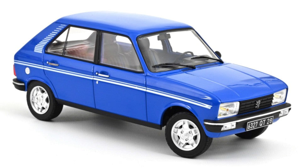 Peugeot 104 S 1981 Ibis blu 1:18 – Norev