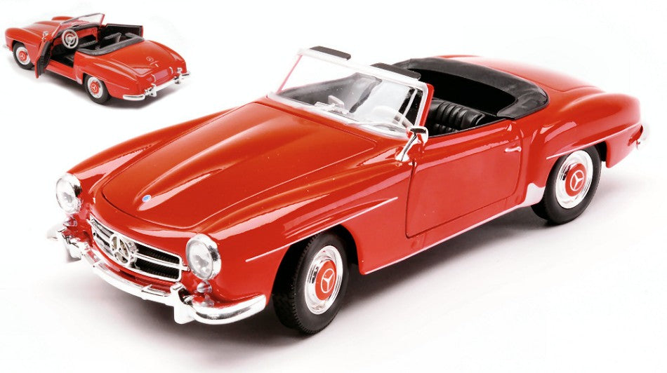 Mercedes 190SL Cabriolet 1955 Red – Welly 1:24