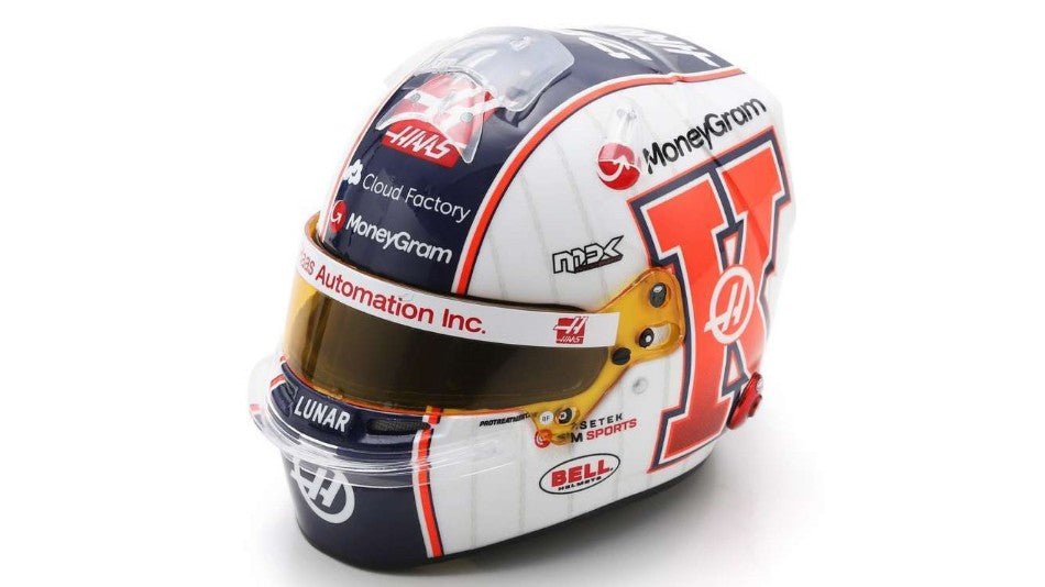Casco Kevin Magnussen Miami GP 2023 Haas – Spark Model 1:5