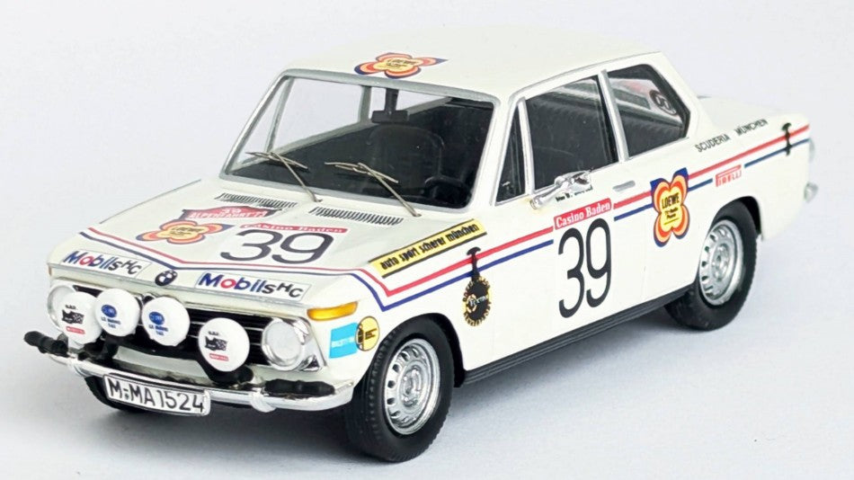 BMW 2002 Ti Alpenfahrt 1973 Stroppe-smolej – Trofeu 1:43