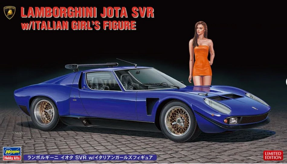Lamborghini Jota Svr Mit Frau Frau Kit – Hasegawa 1:24