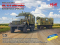 ZIL-131 Truck With Trailer Armed Forces Of Ukraine Kit – ICM 1:72