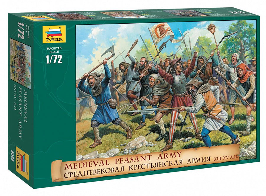Medieval Peasant Army Kit – Zvezda 1:72