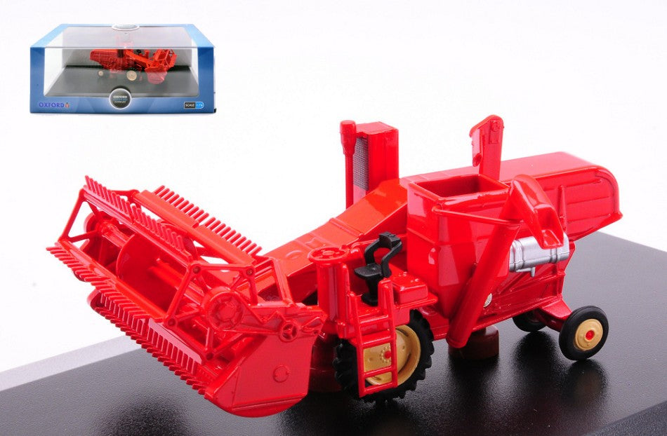 Mietitrebbia Combine Harvester Red – Oxford 1:76