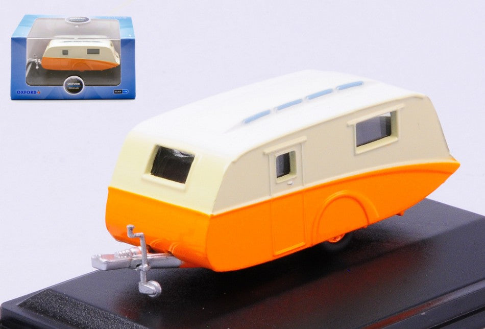 Caravan Orange/cream – Oxford 1:76