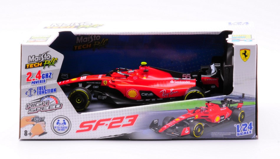 Ferrari SF-23 F1 N.55 C.SAINZ 2.4 Ghz Radiocomando – Maisto 1:24