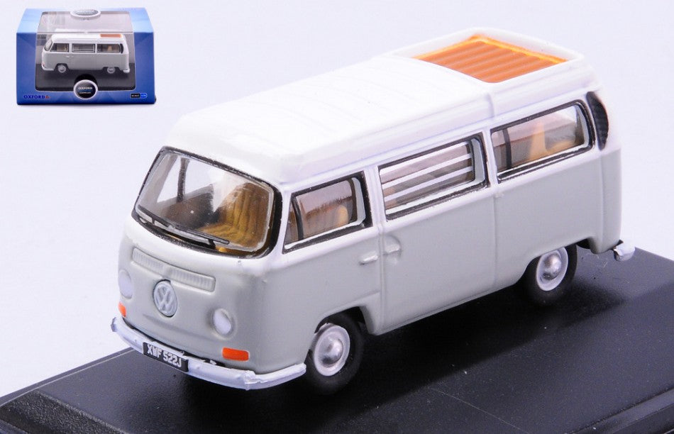 VW Bay Window Camper Silver/grey – Oxford 1:76