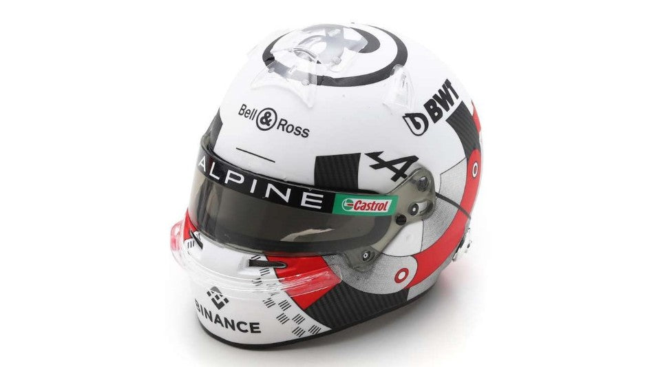 Casco Bwt Alpine Esteban Ocon Belgian GP 2023 – Spark Model 1:5