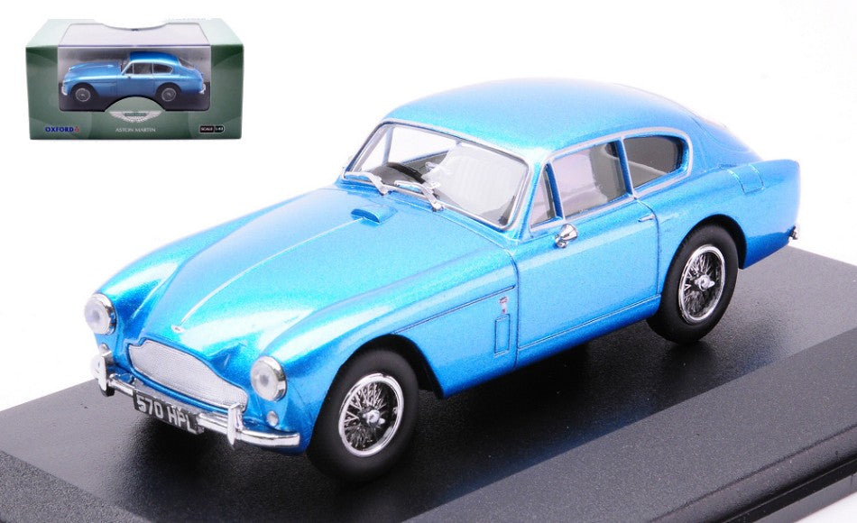 Aston Martin DB2 Mkiii Saloon Metallic Light Blue – Oxford 1:43