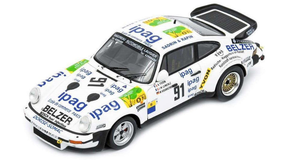 Porsche 930 N.91 24 H Le Mans 1983 Yvon-lemerle-krankenberg – Spark Model 1:43