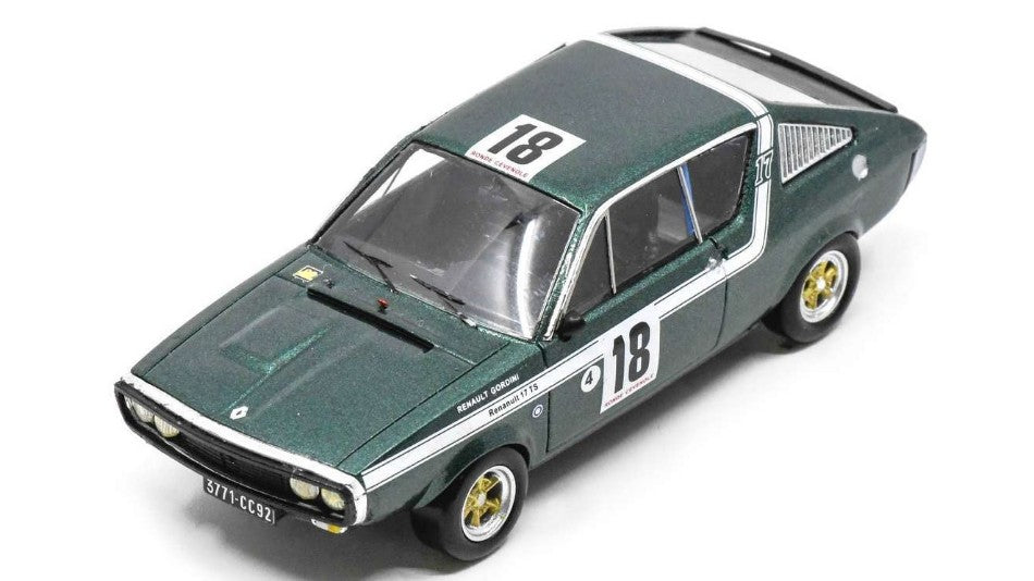 Renault 17 N.18 Ronde Covenole 1972 Jean-pierre Nicolas – Spark Model 1:43