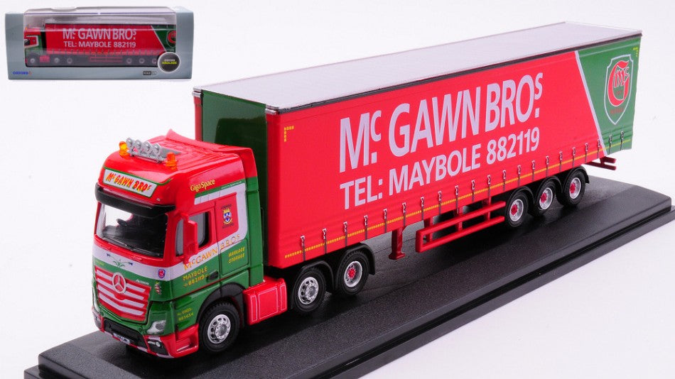 Bilico Mercedes Actros Gsc Curtainside Mc Gawn Bro.s – Oxford 1:76