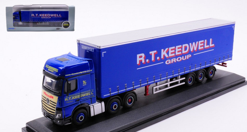 Bilico Mercedes Actros Gsc Curtainside Keedwell Group – Oxford 1:76