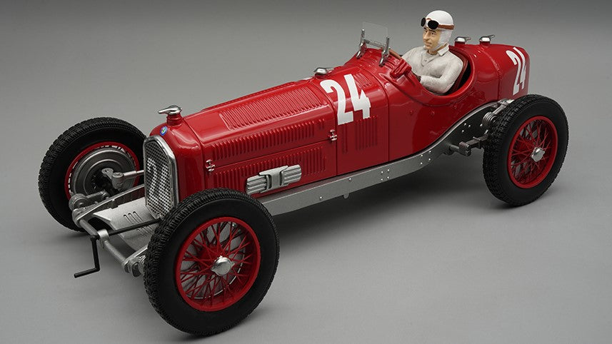 Alfa Romeo P3 Tipo B N.24 Monza GP 1932 T.NUVOLARI W/driver – Tecnomodel 1:18