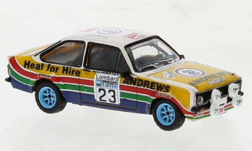 Ford Escort Rs 1800 N.23 Rally Rac Lombard 1981 R.BROOKES – Brekina 1:87
