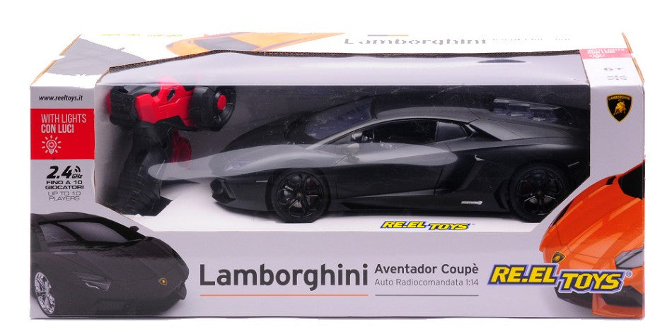 Lamborghini Aventador Sc Black Radiocomando – RE.EL.Toys 1:14