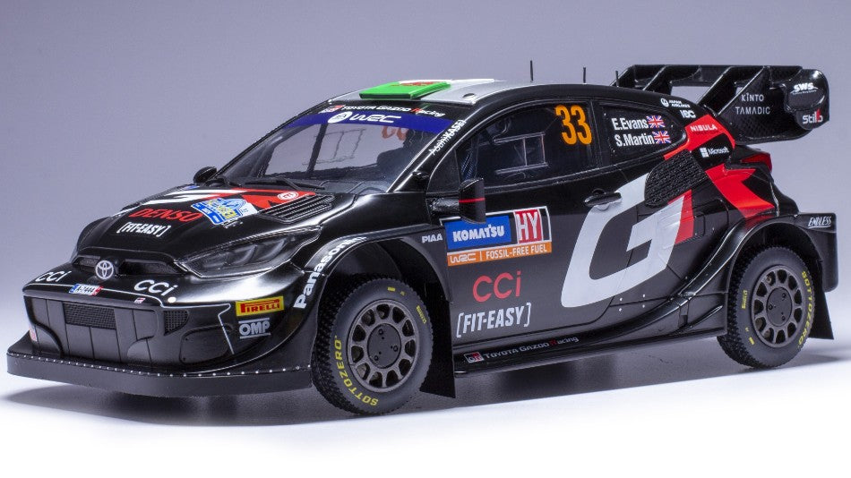 Toyota Yaris Wrc N.33 Rally Sweden 2024 Evans-Martin 1:18 – Ixo Model