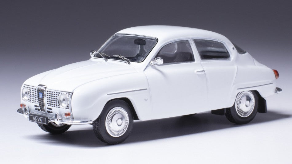 Saab 96 V4 1965 White – Ixo Model 1:43