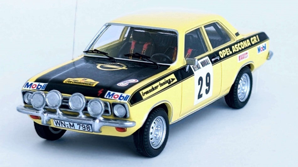 Opel Ascona 11th Lyon-charbonnieres 1973 Rohrl-berger – Trofeu 1:43