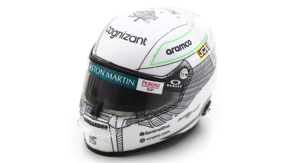 Casco Aston Martin Lance Stroll Japanese GP 2023 – Spark Model 1:5