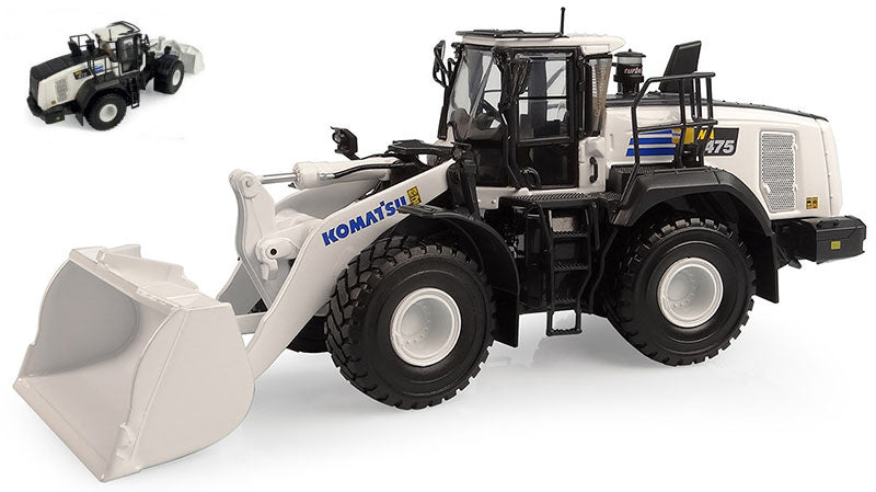 Pala Gommata Komatsu WA475-10 White Version – Universal Hobbies 1:50