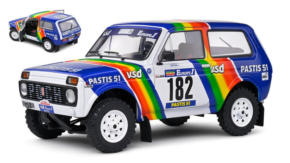 Lada Niva N.182 Rally Paris-Dakar 1984 J.P Jabouille-M.Sardou 1:18 – Solido