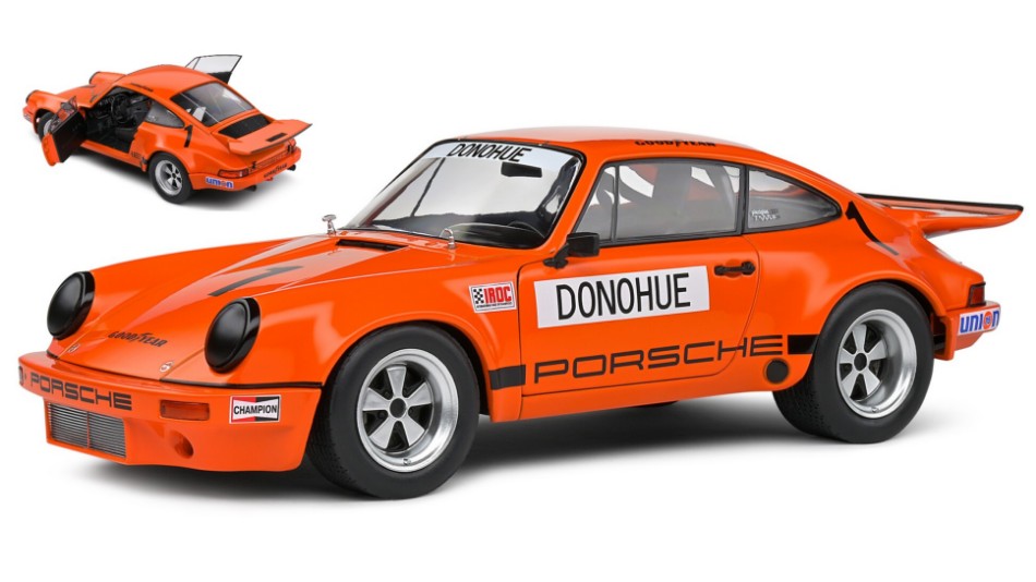 Porsche 911 RS N.1 Winner Iroc Daytona 1974 M.Donohue 1:18 – Solido
