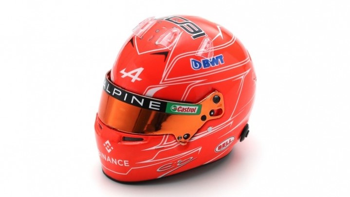 Casco Bwt Alpine Esteban Ocon Azerbaijan GP 2023 – Spark Model 1:5