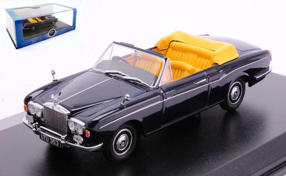 Rolls Royce Corniche Convertible (open) 1971 Dark Blue – Oxford 1:43