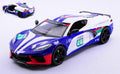 Corvette C8 GT N.28 Racing 2020 White/blue/red – MotorMax 1:24