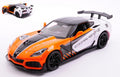 Corvette Zrt N.24 2019 White/orange – MotorMax 1:24